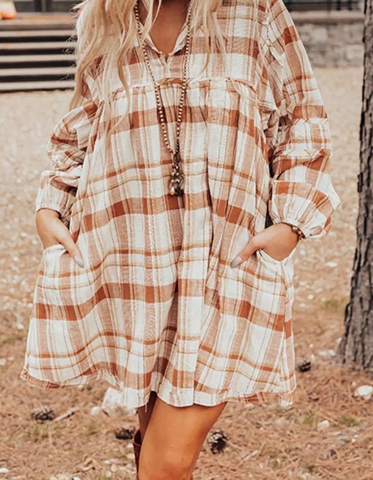 PREORDER- Plaid Dress