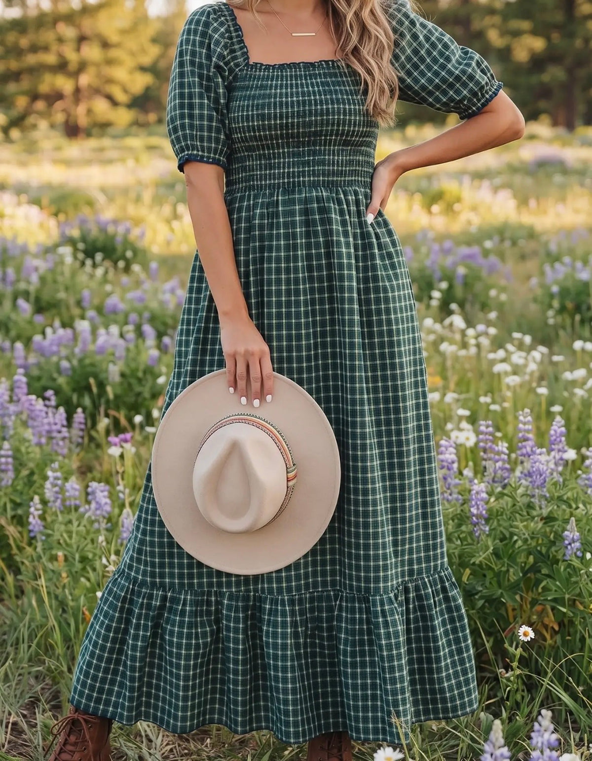 PREORDER-Green Maxi Dress