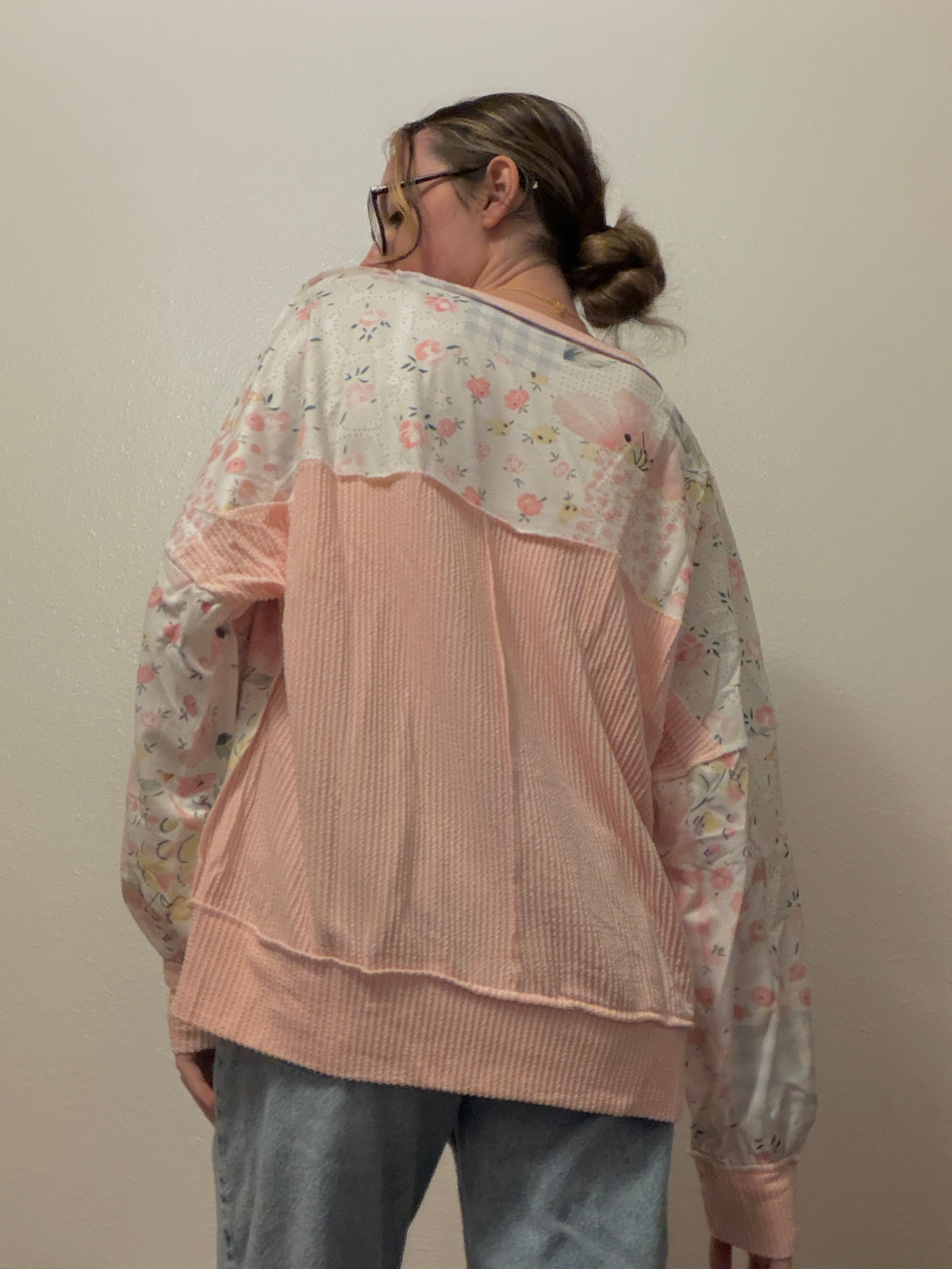 Bookworm Patchwork Top