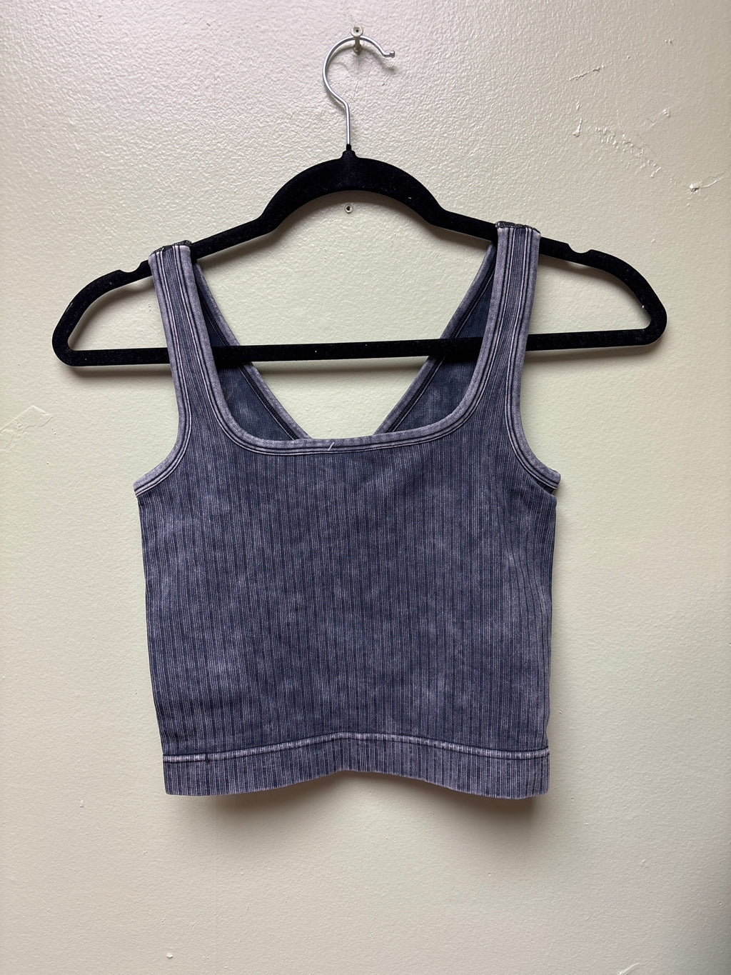 Black Washed 2-away Tank