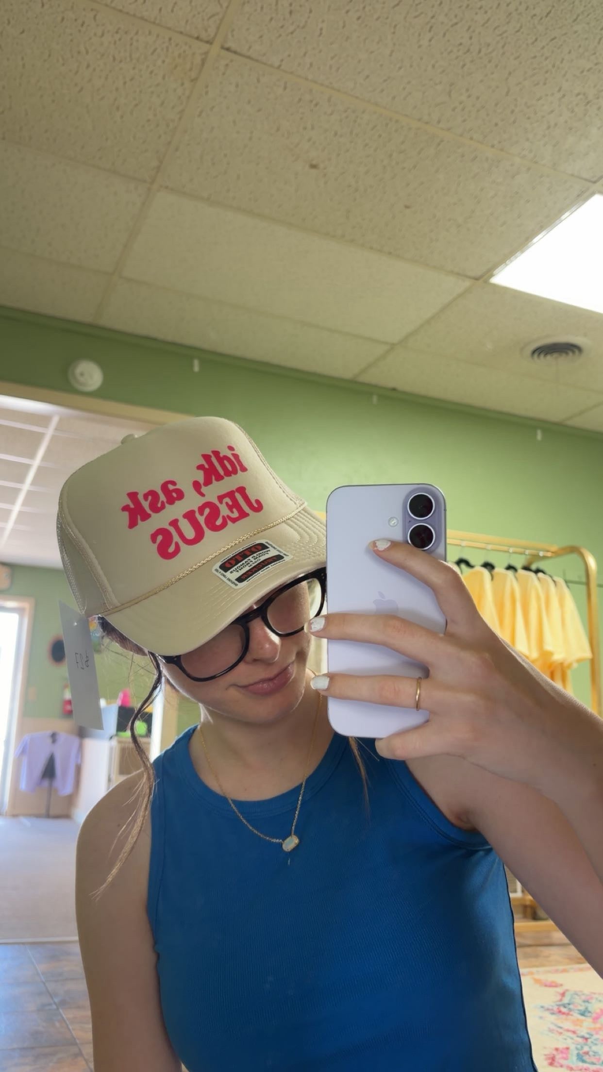 idk, ask Jesus Trucker Hat