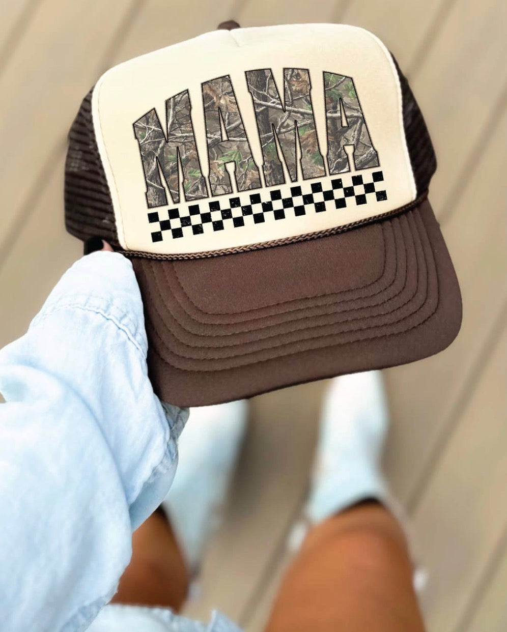 Camo Mama Trucker Hat