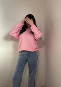 Pretty in Pink Seam Detail Top