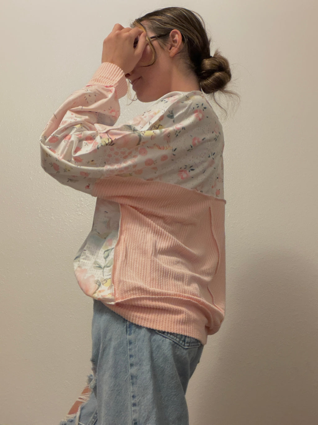 Bookworm Patchwork Top