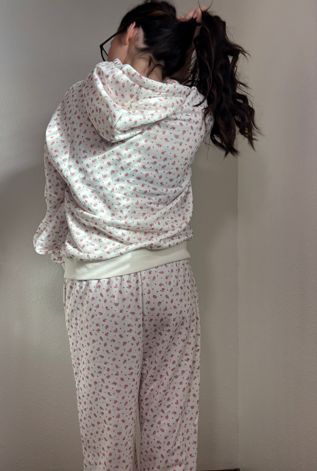 Blush Bloom Hoodie Lounge Set